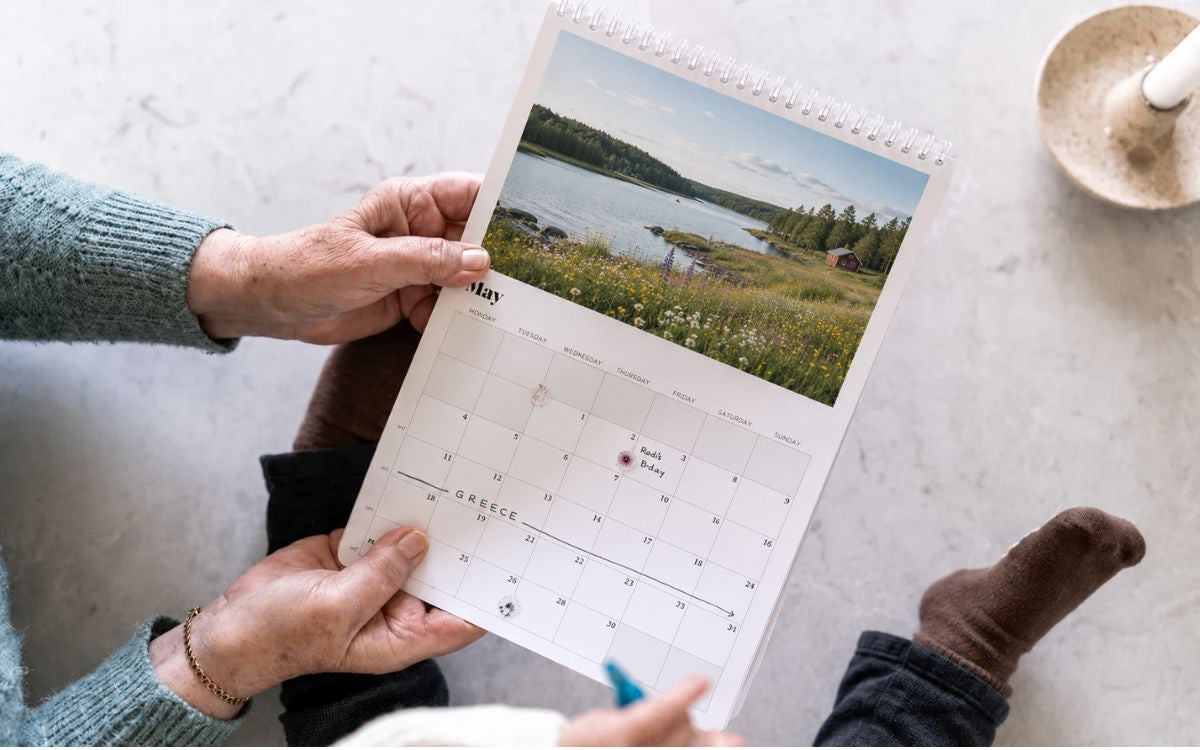 Så gör du en fotokalender med egna bilder