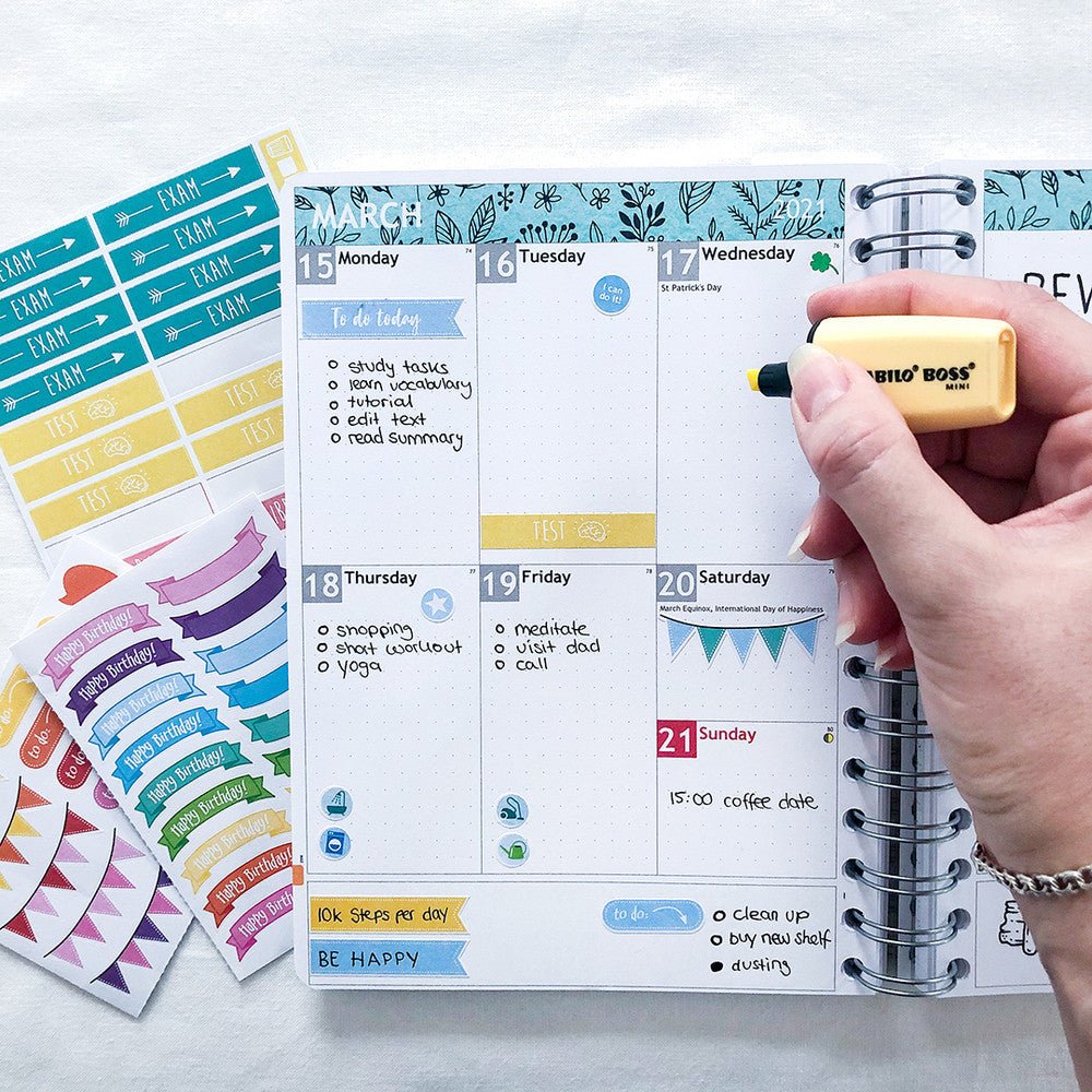 Inspirationsguide till vår Bullet Journal-almanacka 10 idéer till ditt bujo-uppslag - Personal Planner