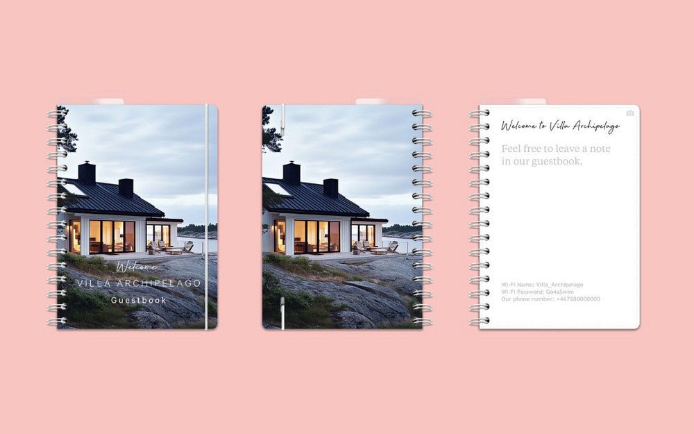 Skapa en personlig gästbok till din sommar- eller vinterstuga - Personal Planner