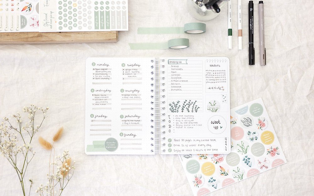Starta en bullet journal: En guide till Bujo-boken - Personal Planner