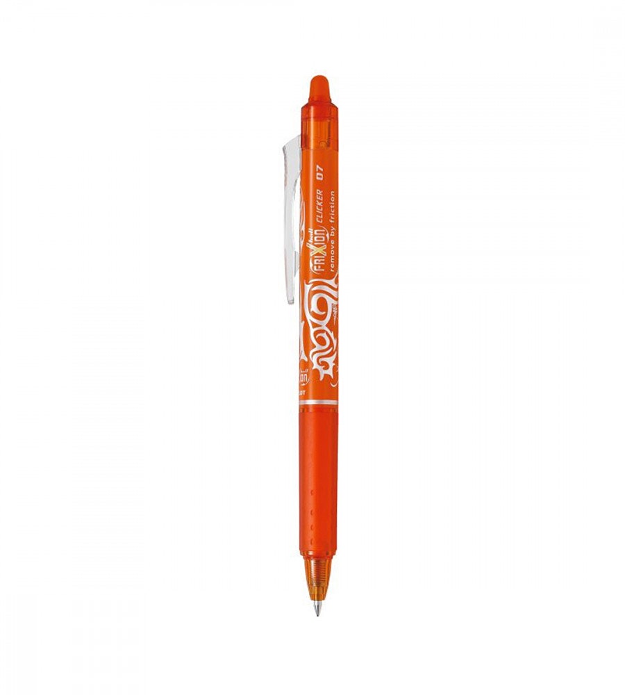 penna kulspetspenna pilot frixion clicker 0.7 - orange (pilot) orange