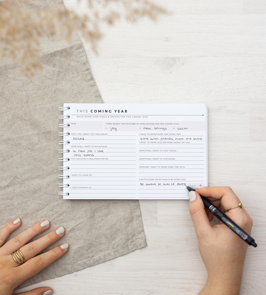 stor anteckningsbok - spiralbindning - storlek stor (mixbok)