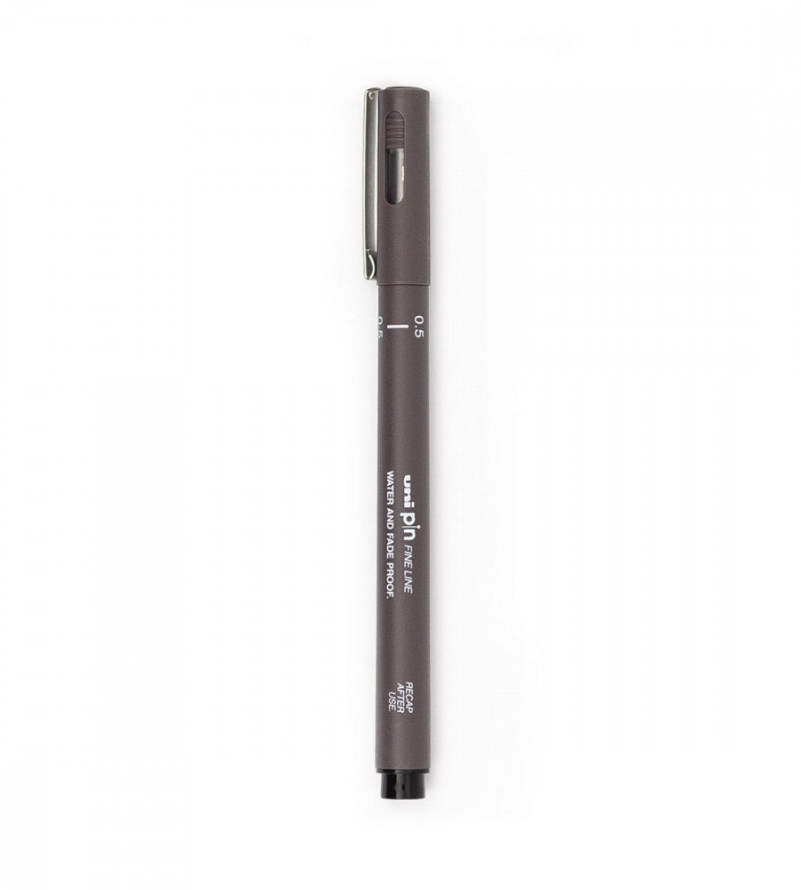 penna fineliner uni pin - gra (uni-pin-fine-line) dark grey