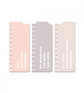 snap-in snap in-flikar dusty blush till almanacka - rosa/beige (3-pack) flerfärgad, rosa
