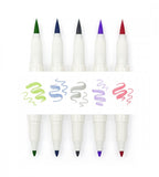 pennor Överstrykningspenna zebra mildliner brush cool & refined 5-pack (cool-and-refined)