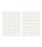 paket kit lists & letters till almanacka (kit) flerfärgad