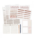 paket kit lists & letters till almanacka (kit) flerfärgad