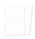 snap-in refill-sidor punkt-rutor 12-pack till systemkalender - storlek a5 (systemkalender)