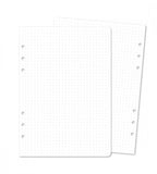 snap-in refill-sidor punkt-rutor 12-pack till systemkalender - storlek a5 (systemkalender)