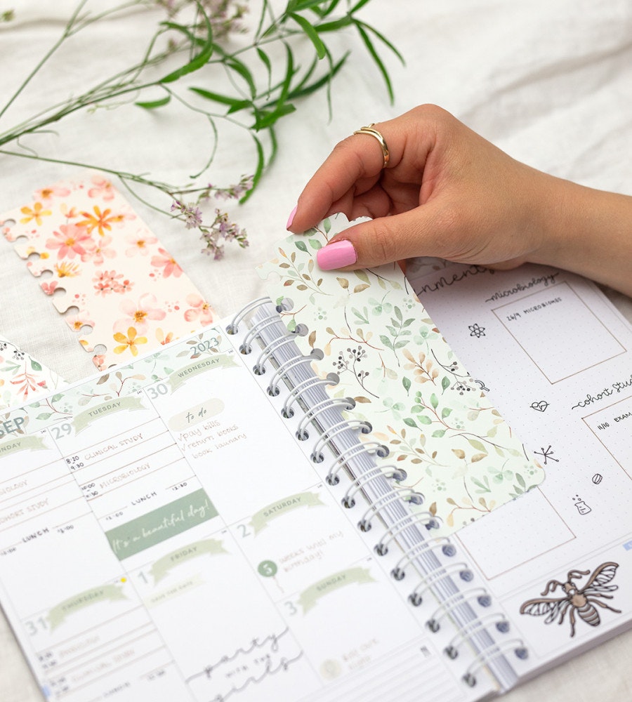 snap-in snap in-flikar wildflowers till almanacka (3-pack) flerfärgad