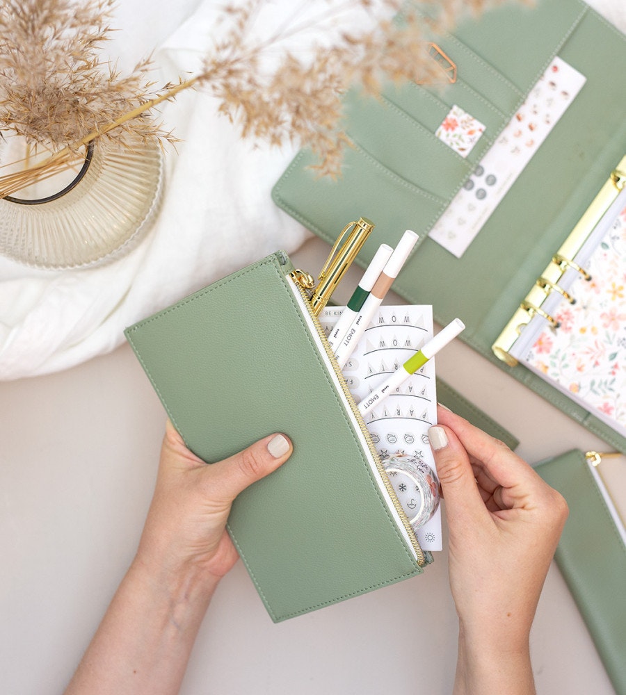 pencil-case pennfodral clutch - grön (forvara) grön