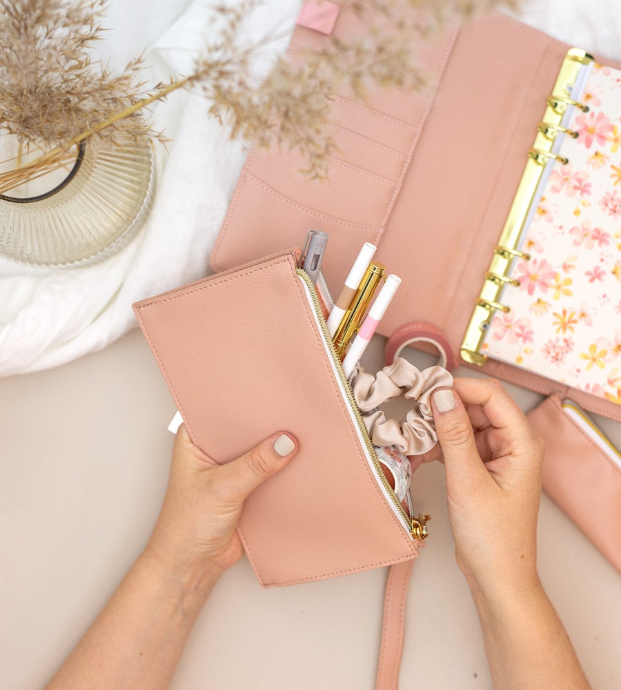 pencil-case pennfodral clutch - rosa (forvara) rosa