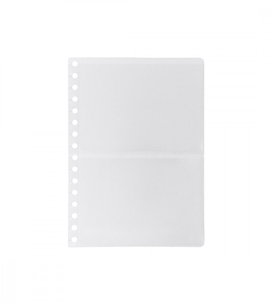 plastficka plastficka till almanacka - storlek a5 - 2 fack (a5) transparent