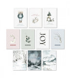 vykort julkort christmas mood 10-pack (julkort) flerfärgad