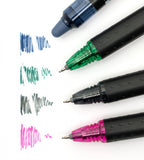 paket kulspetspenna pilot frixion point clicker 0.5 - 4-pack (pennor)