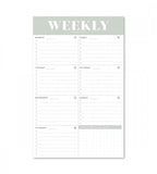 block anteckningsblock weekly to do list a5 - grön (a5) grön