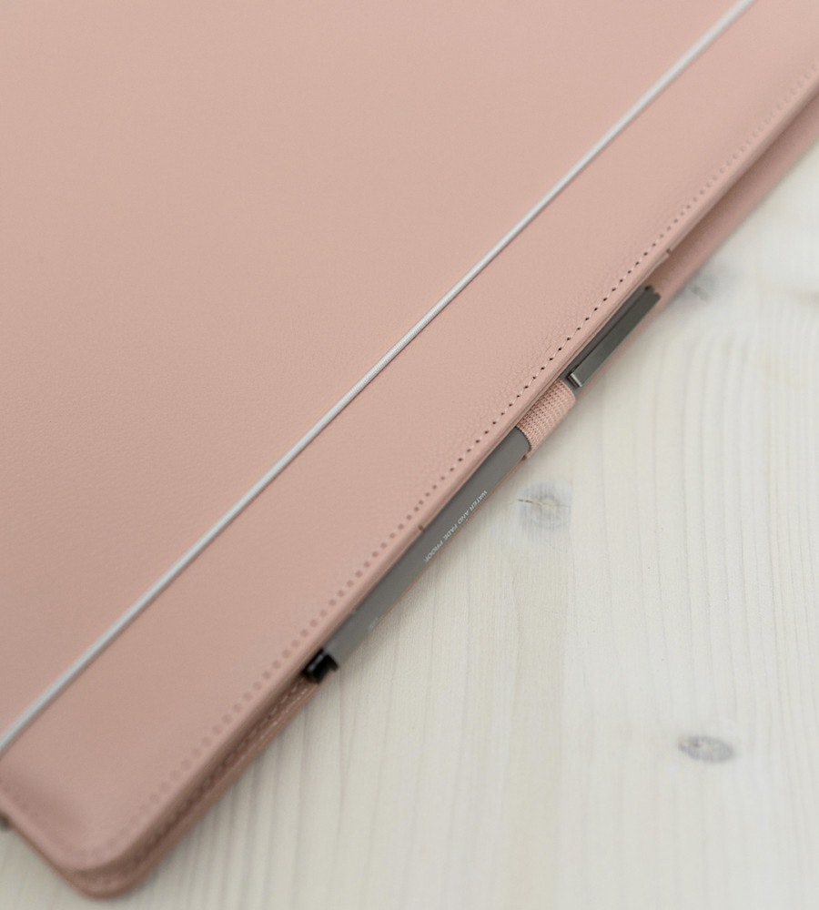 fodral almanacksfodral konstläder - storlek a4 - rosa (konstlader) rosa