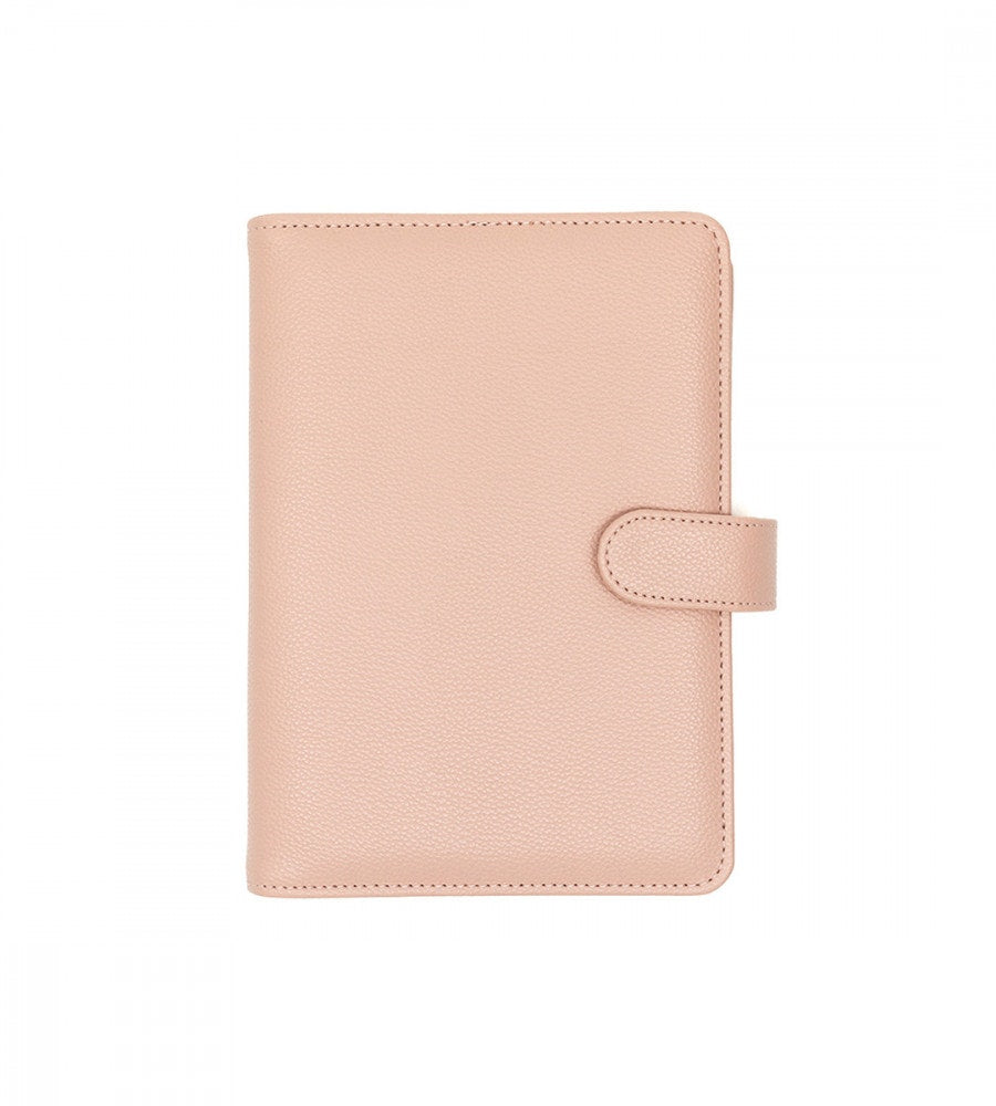 fodral ringpärm till systemkalender - storlek personal - rosa (personal) rosa