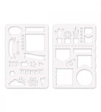 schablon ritschablon bujo (2-pack) transparent