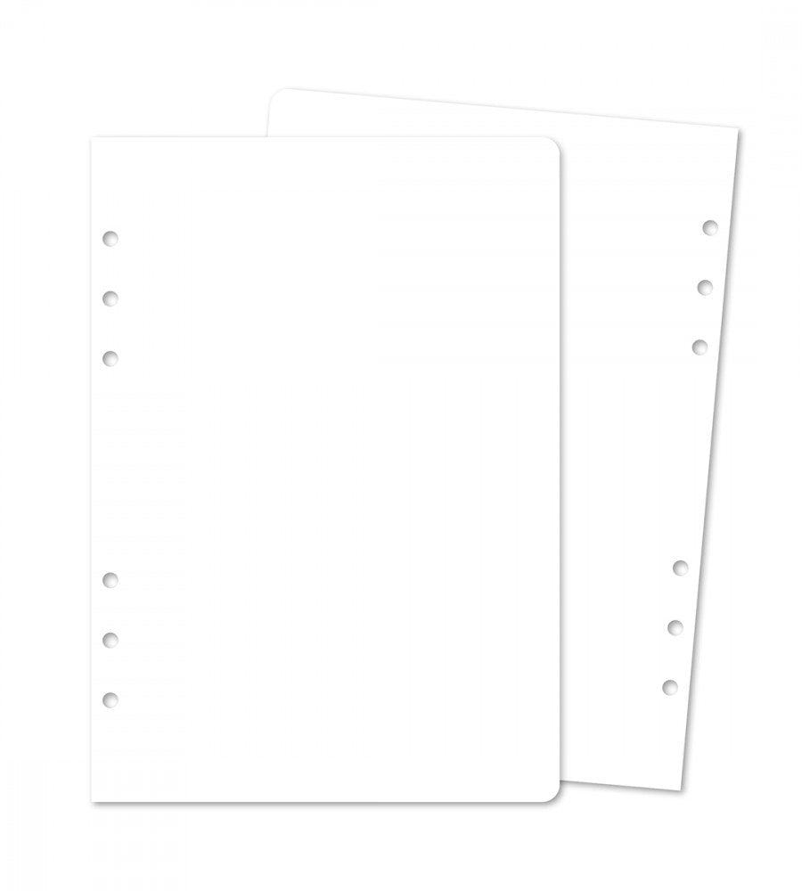 snap-in refill-sidor blanka 12-pack till systemkalender - storlek a5 (systemkalender)