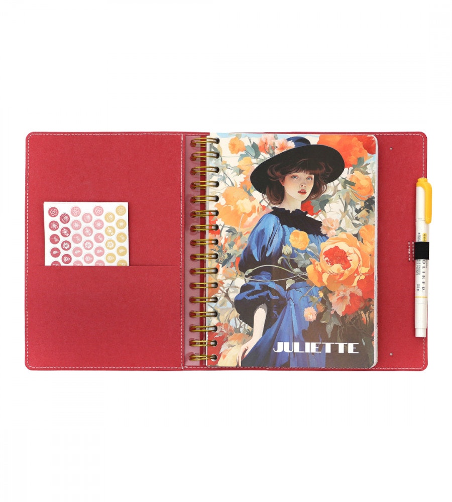 fodral almanacksfodral amazing case - storlek a5 - röd (a5) röd