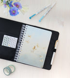 fodral almanacksfodral konstläder - storlek a5 - svart (konstlader) svart