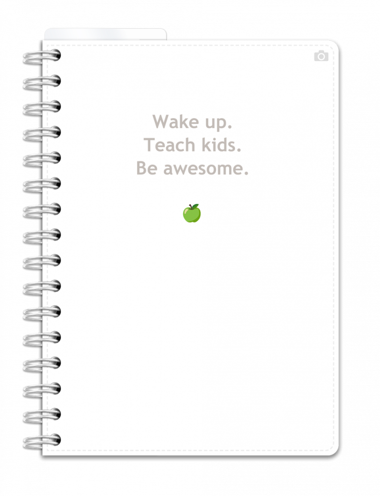 a5 personlig lärarkalender - storlek a5 - spiralbunden (almanacka)