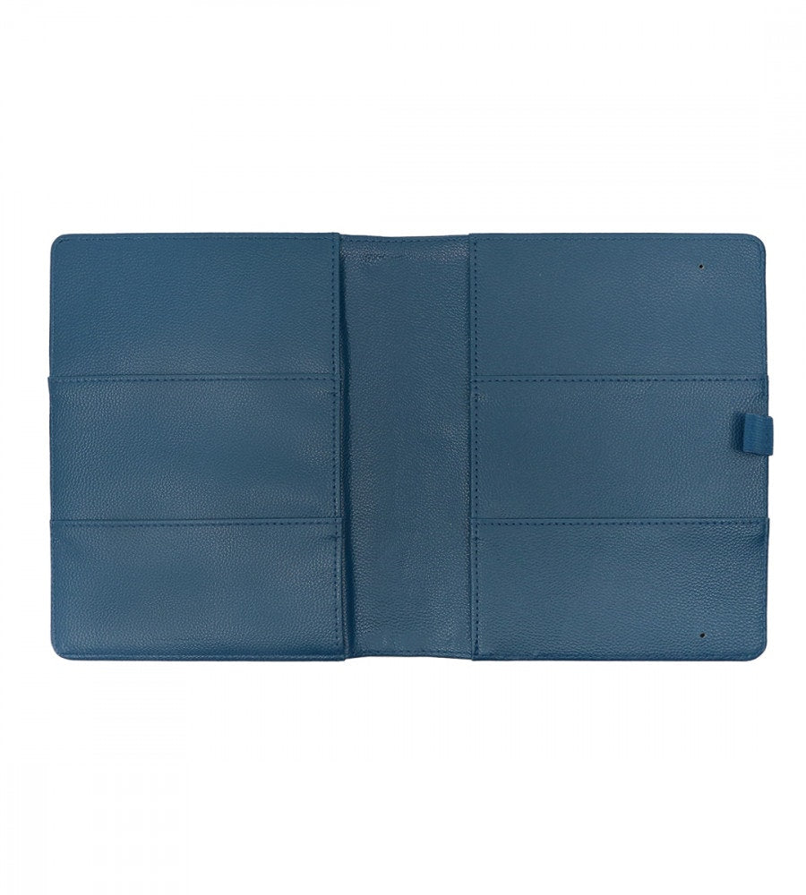 fodral almanacksfodral konstläder - storlek a5 - mörkblå (konstlader) mörkblå