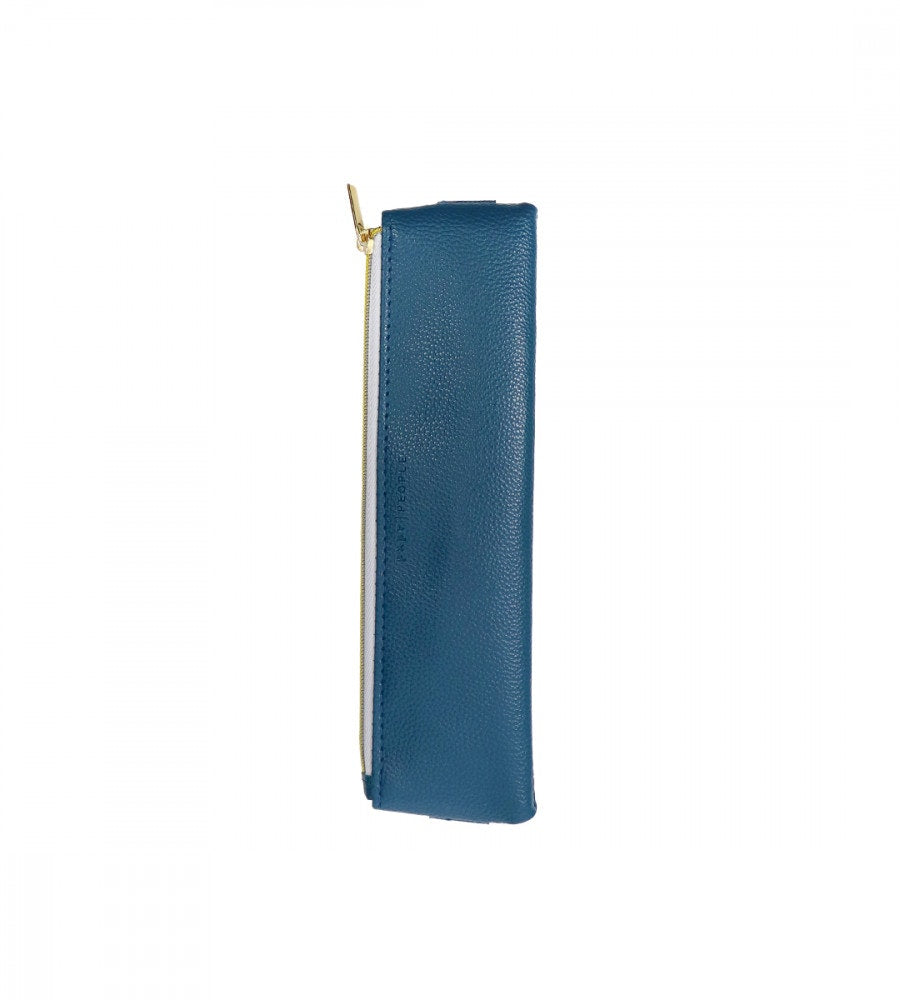 pencil-case pennfodral litet med gummiband - mörkblå (forvara) mörkblå
