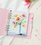 fodral ringpärm filofax domino soft a5 organiser - pale pink (a5) pale pink