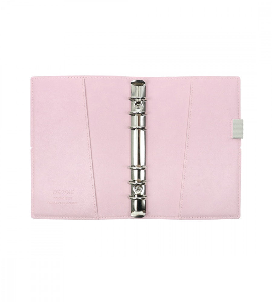 fodral ringpärm filofax domino soft personal organiser - pale pink (personal) pale pink
