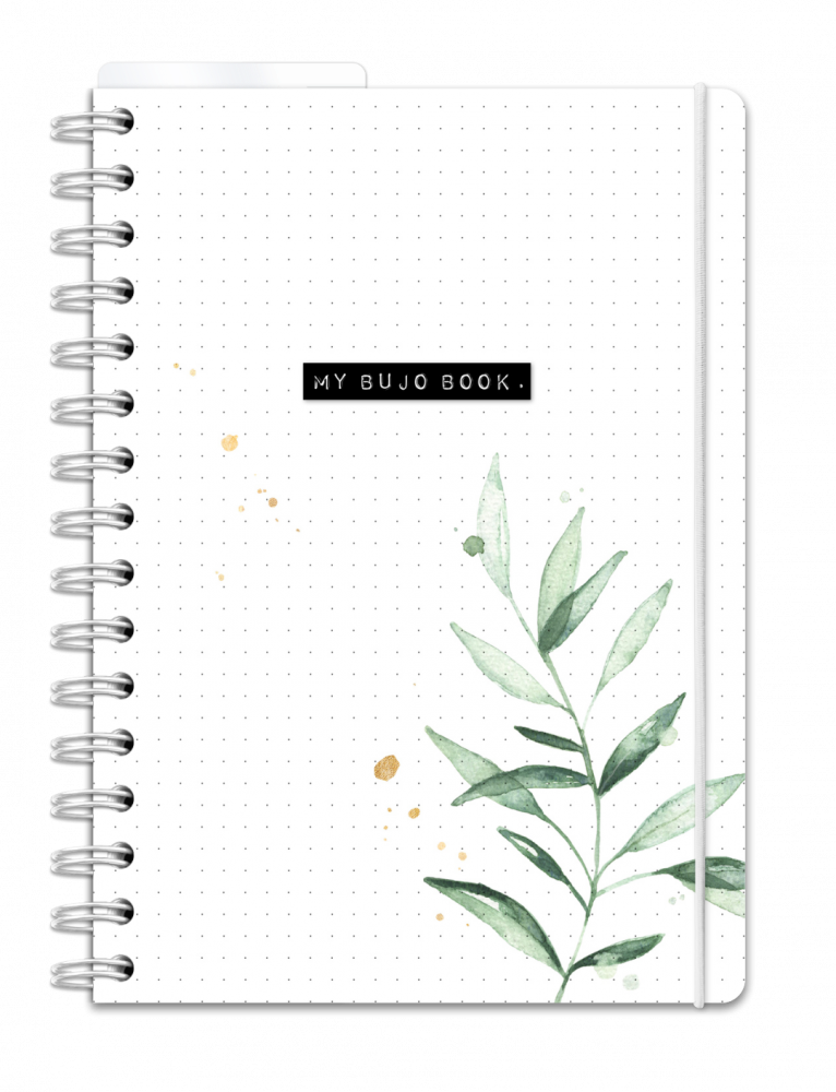 a5 personlig bullet journalbok - storlek a5 - spiralbunden (anteckningsbok)