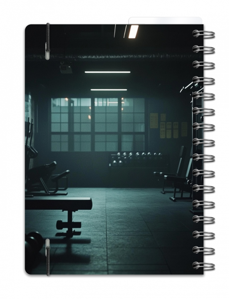 a5 personlig träningskalender - storlek a5 - spiralbunden (almanacka)