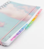 paket kit get organised  till systemkalender - storlek a5 (tabs) pastell