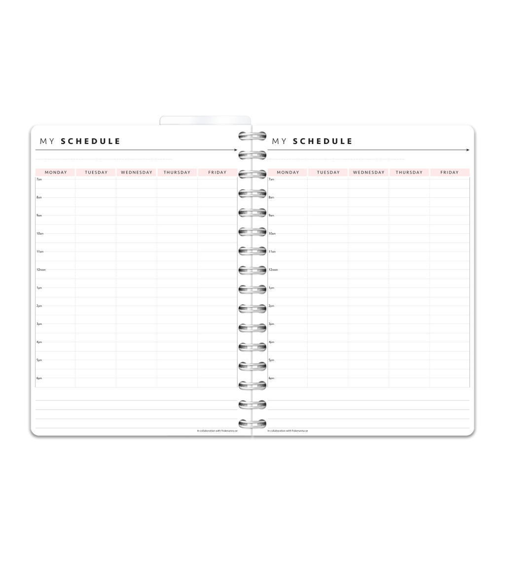 Spiralbindning A5 - Lärarkalender
