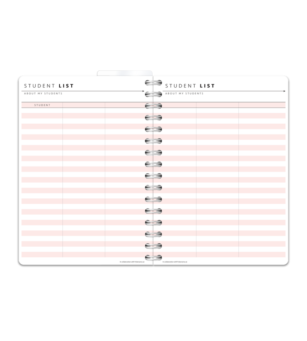 Spiralbindning A5 - Lärarkalender