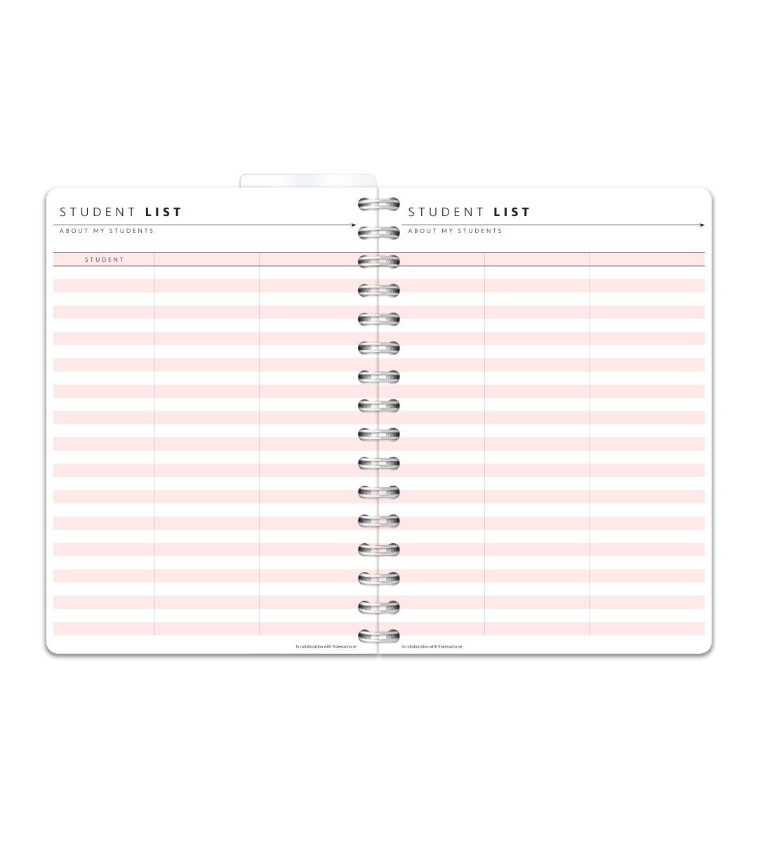 Spiralbindning A5 - Lärarkalender