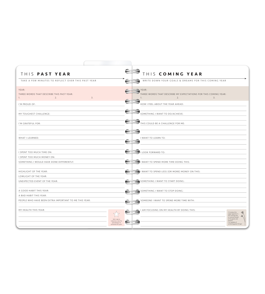 Spiralbindning A5 - Selfcare journal