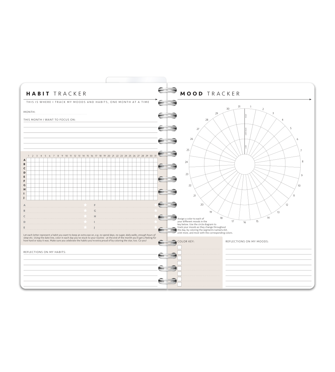Spiralbindning A5 - Selfcare journal