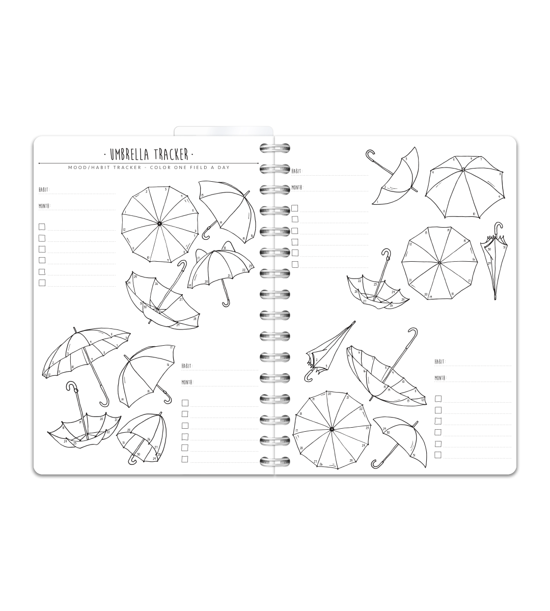 Spiralbindning A5 - Bullet Journal