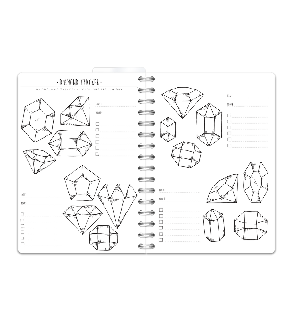 Spiralbindning A5 - Bullet Journal