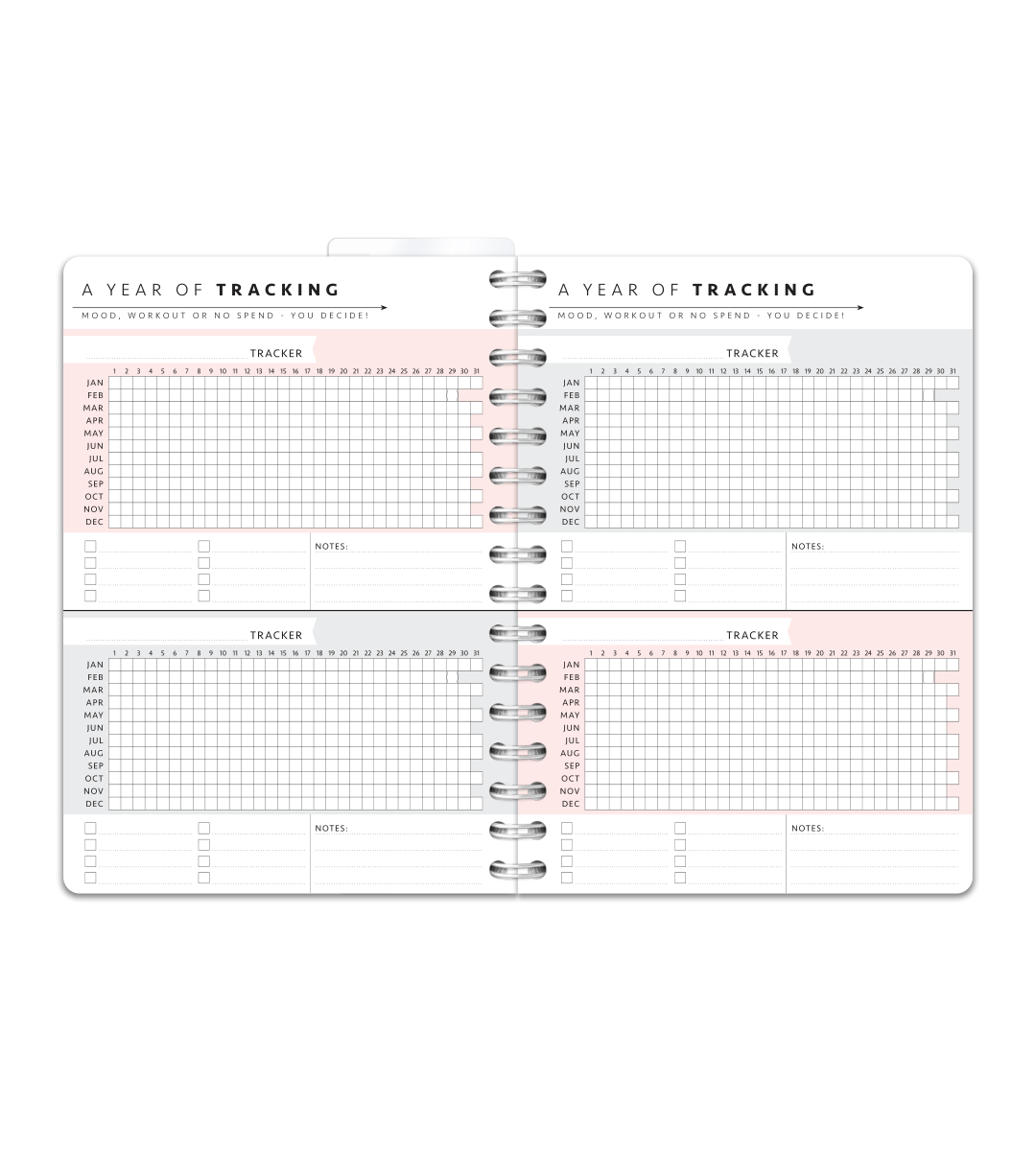 Spiralbindning A5 - Studentkalender