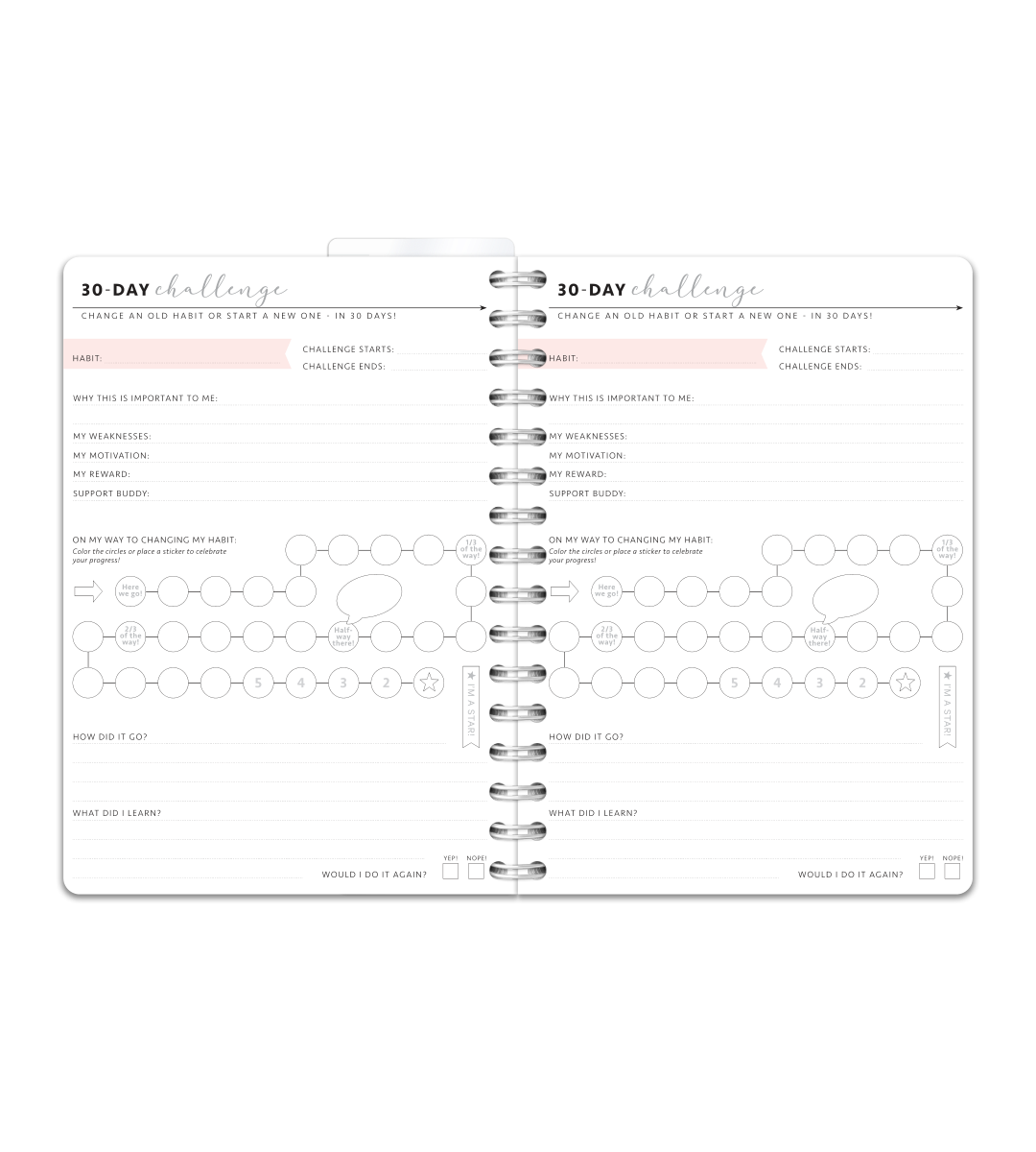 Spiralbindning A5 - Studentkalender