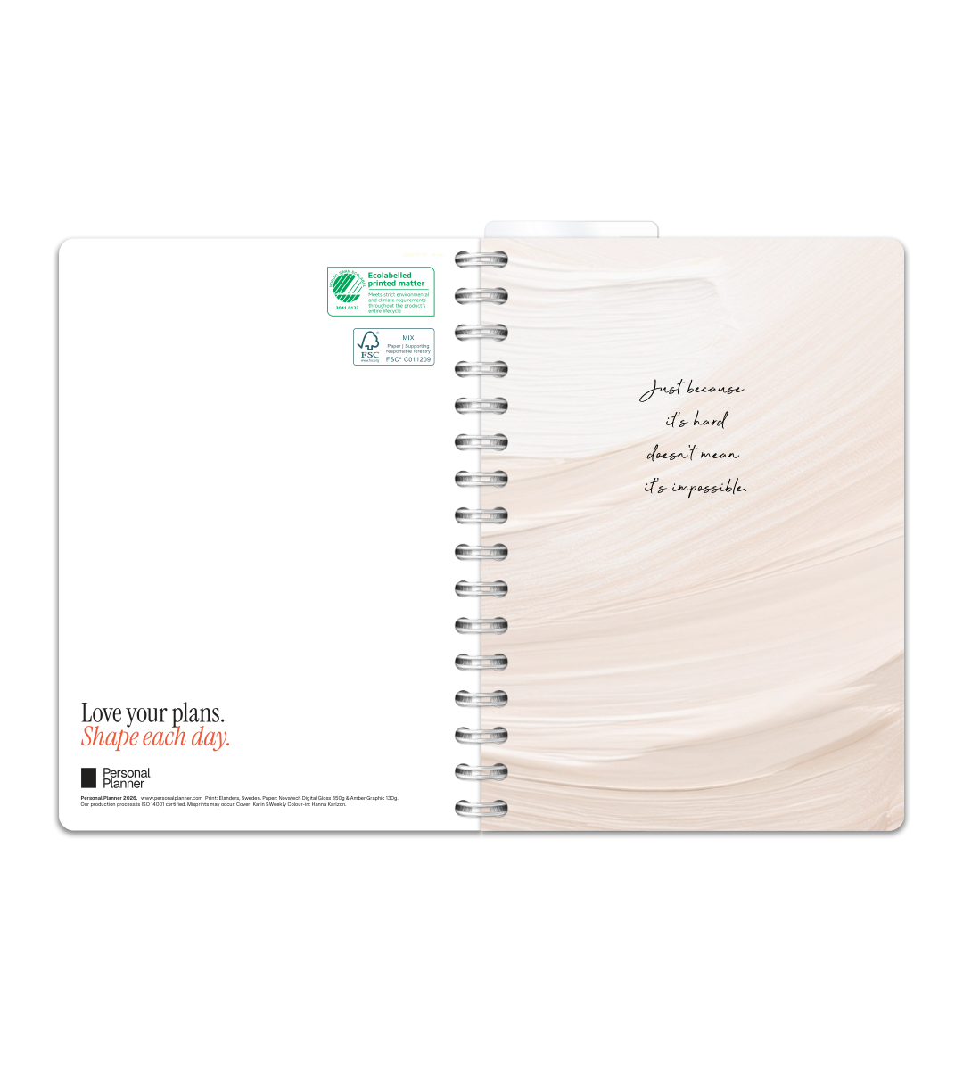 Spiralbindning A5 - Studentkalender