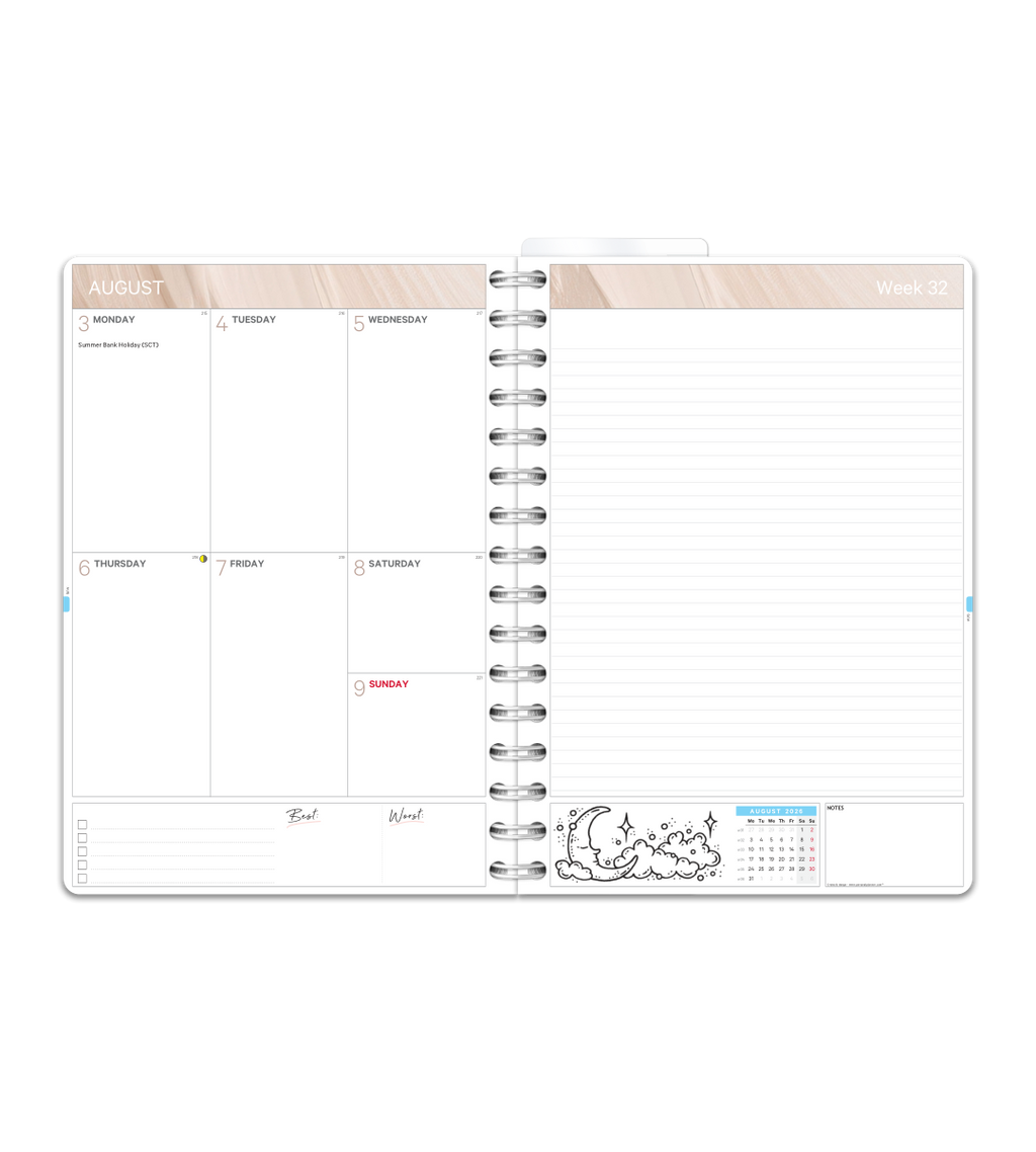 Spiralbindning A5 - Studentkalender