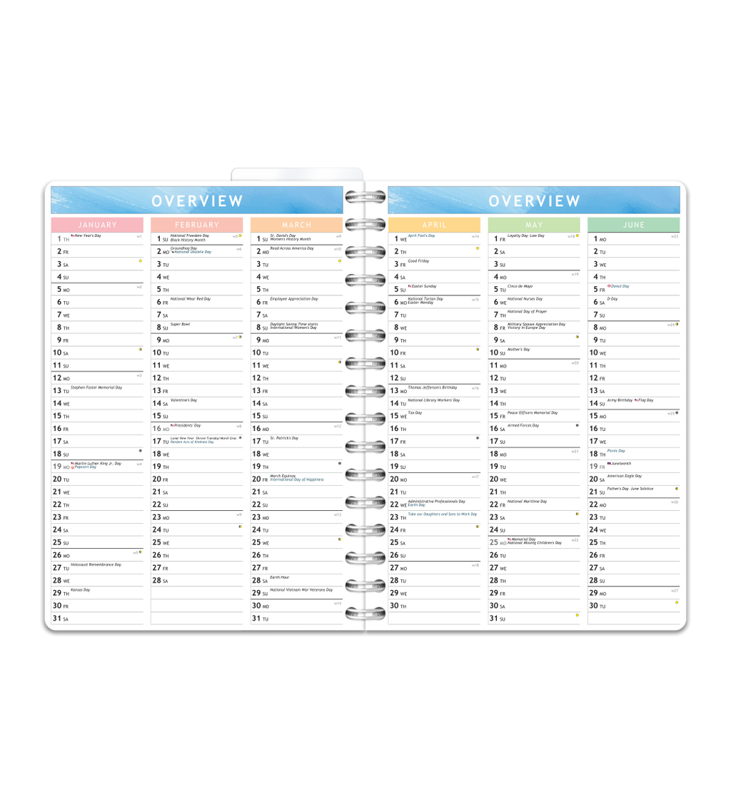 Kalender Smart Design - Spiralbindning A5