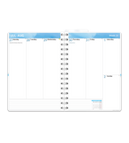 Kalender Smart Design - Spiralbindning A5
