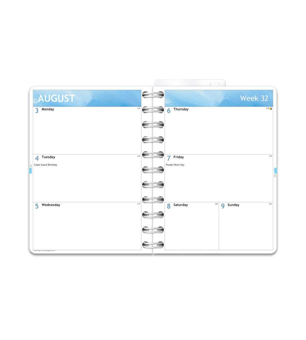 Kalender Smart Design - Spiralbindning Liten/A6