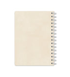 Notebook Creme Suede - Spiralbindning A5