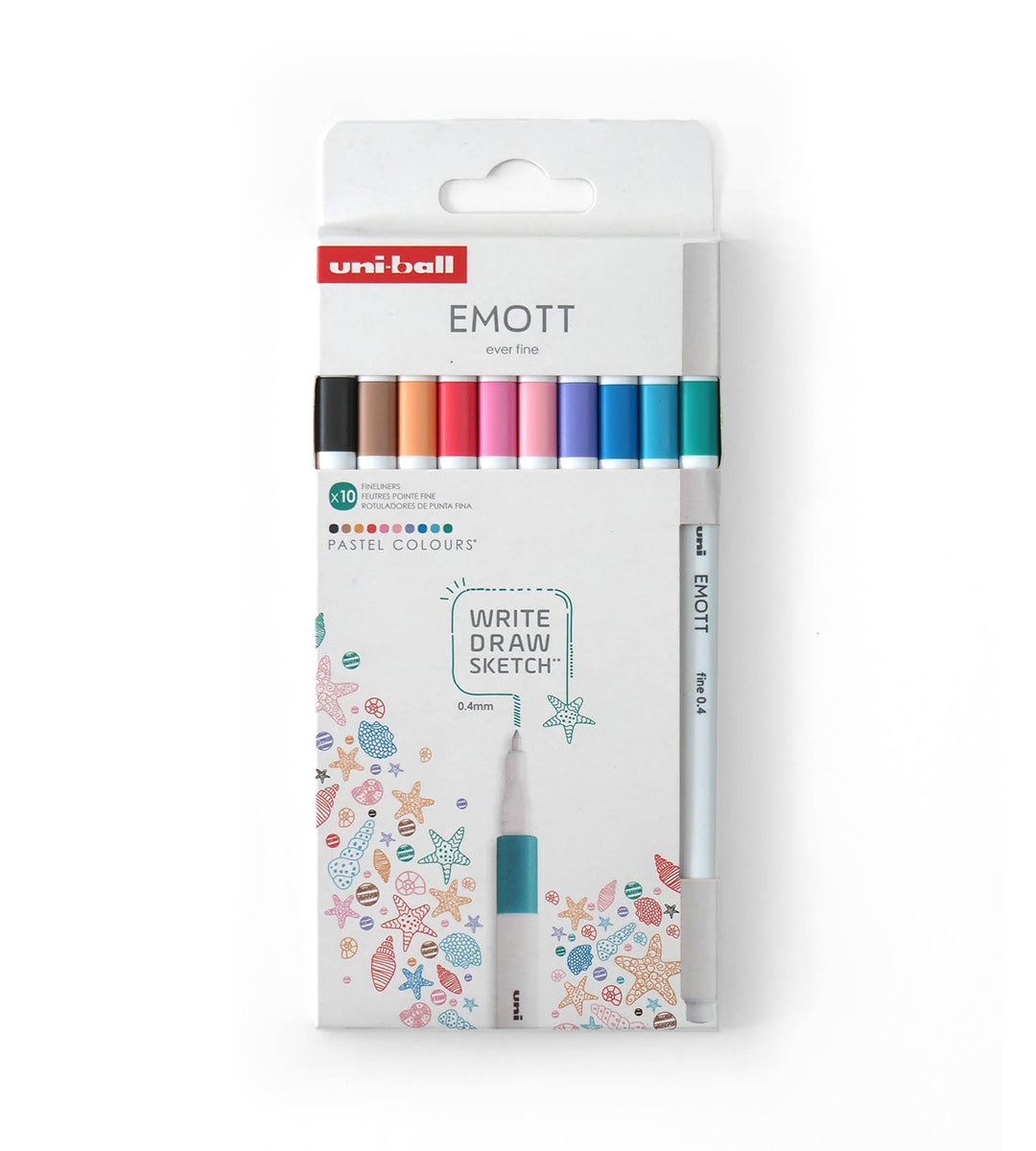 Fineliner - Uni Emott Set no 2 Blooms & Berries 10-pack